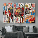 Texas Bull Wall Art Canvas Print, Abstract Graffiti Bull by MyGreatCanvas | Canvas Wall Art Prints | Photo Prints & Wall Decor