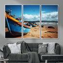 Fishing Boats Wall Art Canvas Print, Coastal Boat Beach by MyGreatCanvas | Canvas Wall Art Prints | Photo Prints & Wall Decor
