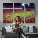 Clemson Football Stadium Wall Art Canvas Print, College