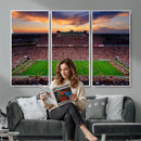 Oklahoma Sooners Stadium Wall Art Canvas Print, College