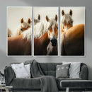 Wild Horse Herd Wall Art Canvas Print, Natural Horse by MyGreatCanvas | Canvas Wall Art Prints | Photo Prints & Wall Decor