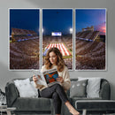 Oklahoma Sooners Memorial Stadium Wall Art Canvas Print,