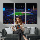 Ole Miss Rebels Vaught Hemingway Stadium Wall Art Canvas