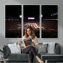 Oklahoma Memorial Stadium Wall Art Canvas Print – Oklahoma