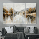 Abstract Landscape Wall Art Canvas Print, Modern Lake by MyGreatCanvas | Canvas Wall Art Prints | Photo Prints & Wall Decor