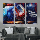 Red Wine Splash Abstract Wall Art Canvas Print, Modern Wine by MyGreatCanvas | Canvas Wall Art Prints | Photo Prints & Wall Decor