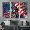 USA Statue of Liberty Graffiti Street Art Wall Art Canvas by MyGreatCanvas | Canvas Wall Art Prints | Photo Prints & Wall Decor