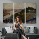 acek Malczewski Landscape at the Vistula Wall Art Canvas by MyGreatCanvas | Canvas Wall Art Prints | Photo Prints & Wall Decor