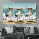 Funny Seagull Wall Art Canvas Print Beach Birds With by MyGreatCanvas | Canvas Wall Art Prints | Photo Prints & Wall Decor