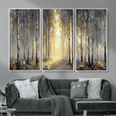 Abstract Birch Forest Wall Art Canvas Print – Modern Neutral by MyGreatCanvas | Canvas Wall Art Prints | Photo Prints & Wall Decor