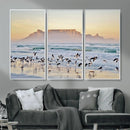 Seagulls Over Ocean Wall Art Canvas Print – Coastal Beach by MyGreatCanvas | Canvas Wall Art Prints | Photo Prints & Wall Decor