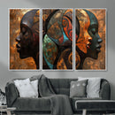 Abstract Afro American Women Wall Art Canvas Print by MyGreatCanvas | Canvas Wall Art Prints | Photo Prints & Wall Decor