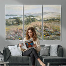 Katie Staples Hillside Canvas Wall Art — Coastal Wildflower by MyGreatCanvas | Canvas Wall Art Prints | Photo Prints & Wall Decor