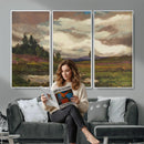 Gustav Macoun Heathland Canvas Print, Czech Landscape Oil by MyGreatCanvas | Canvas Wall Art Prints | Photo Prints & Wall Decor