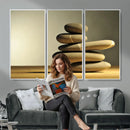 Zen Stone Wall Art Canvas Print, Balanced Rock Stack Framed by MyGreatCanvas | Canvas Wall Art Prints | Photo Prints & Wall Decor