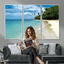 Puerto Rico Beach Paradise Wall Art – Tropical Coastal Print by MyGreatCanvas | Canvas Wall Art Prints | Photo Prints & Wall Decor