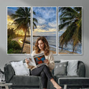 Puerto Rico Beach Paradise Wall Art – Tropical Coastal Print by MyGreatCanvas | Canvas Wall Art Prints | Photo Prints & Wall Decor