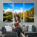Charlotte Skyline Canvas Wall Art Print – North Carolina Cityscape Photography Print by MyGreatCanvas | Canvas Wall Art Prints | Photo Prints & Wall Decor