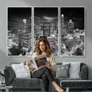 Charlotte Skyline Canvas Wall Art Print – North Carolina Cityscape Photography Print by MyGreatCanvas | Canvas Wall Art Prints | Photo Prints & Wall Decor