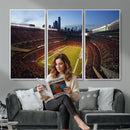 Chicago Bears Soldier Field Canvas Wall Art, NFL Stadium Panorama Print, Football Arena Photography for Sports Fans by MyGreatCanvas | Canvas Wall Art Prints | Photo Prints & Wall Decor