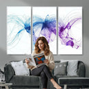 Global Flight Routes Map Canvas Wall Art, Worldwide Aviation Network Print, International Air Travel Wall Decor by MyGreatCanvas | Canvas Wall Art Prints | Photo Prints & Wall Decor