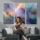 Colorful Abstract Canvas Wall Art Print, Vibrant Popup Color Art Print