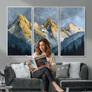 Abstract Mountain Wall Art Canvas Print Modern Landscape Painting Print by MyGreatCanvas | Canvas Wall Art Prints | Photo Prints & Wall Decor