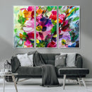 Oil Flower Abstract Canvas Print by MyGreatCanvas | Canvas Wall Art Prints | Photo Prints & Wall Decor