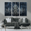 Dark Chandelier Wall Art Canvas Print by MyGreatCanvas | Canvas Wall Art Prints | Photo Prints & Wall Decor