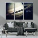 Framed Saturn Wall Art Canvas Print