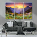 Mountain and Spring Wall Art Canvas Print by MyGreatCanvas | Canvas Wall Art Prints | Photo Prints & Wall Decor