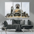 Buddha Statue Wall Art Canvas Print