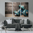 Dambell and Sport Wall Art Canvas Print by MyGreatCanvas | Canvas Wall Art Prints | Photo Prints & Wall Decor