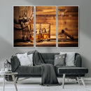 Rustic Whiskey and Barrel Canvas Print by MyGreatCanvas | Canvas Wall Art Prints | Photo Prints & Wall Decor
