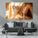 Buddha Statue Hands Wall Art Canvas Print by MyGreatCanvas | Canvas Wall Art Prints | Photo Prints & Wall Decor