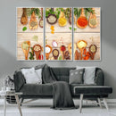 Kitchen Spice on the Table Wall Art, Kitchen Spice Wall Art by MyGreatCanvas | Canvas Wall Art Prints | Photo Prints & Wall Decor