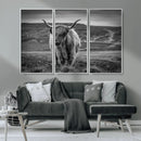 Fluffy Cattle Wall Art Print, Highland Cow Canvas, Framed by MyGreatCanvas | Canvas Wall Art Prints | Photo Prints & Wall Decor