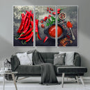 Red Pepper Kitchen and Restaurant Wall Wall Art, Red Pepper by MyGreatCanvas | Canvas Wall Art Prints | Photo Prints & Wall Decor