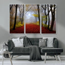 Foggy Forest Wall Art Landscape Canvas Print