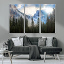Half Dome Yosemite Calinia Wall Art Canvas Print El Capitan by MyGreatCanvas | Canvas Wall Art Prints | Photo Prints & Wall Decor