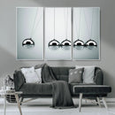 Newton's Cradle Wall Art Canvas Print, Framed Newton Cradle