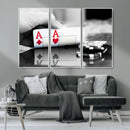 Aces Poker Art Poker Game Wall Art Canvas Print