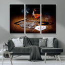 Whiskey Cigar Wall Art Canvas Print Kitchen Wall