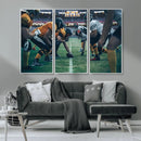 American Football Playing Wall Art Canvas Print by MyGreatCanvas | Canvas Wall Art Prints | Photo Prints & Wall Decor