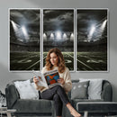 American Football Stadium Wall Art Canvas Print, Stadium