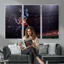 American Football Wall Art Canvas Print, Stadium Sport Wall