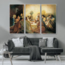 Last Supper Wall Art Canvas Print, Framed Jesus Painting Art