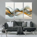 Abstract Wave Canvas Wall Art – Fluid Contemporary Elegance by MyGreatCanvas | Canvas Wall Art Prints | Photo Prints & Wall Decor
