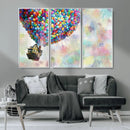 Up Pixar Poster, Look Up Pixar Wall Art, Up Pixar Canvas,