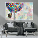 Up Pixar Poster, Look Up Pixar Wall Art, Up Pixar Canvas,